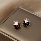 Japanese And Korean Retro Cute Fashion LADYBIRD Stud – Stylish Gifts — 18