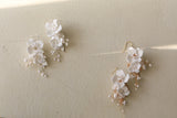 Ceramic Flower Earrings Shell Flower Freshwater – Thoughtful Gifts — 5