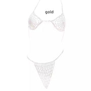 Fashion Mesh Body Chain Set Shiny Rhinestones – Stylish Gifts — 6