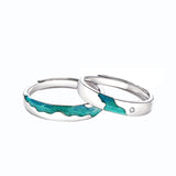 Men's And Women's Sterling Silver And Enamel Ring – Gifts for Her — 4