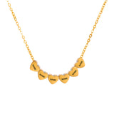 Engraved Stainless Steel Necklace Heart-shaped – Jewelry Gift Ideas — 18