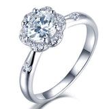 S925 Sterling Silver Ring Women's Broken Diamond – Gifts for Her — 3