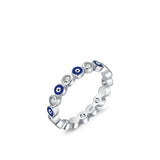 Women's Sterling Silver Color Gel Drop Ring – Gifts for Her — 6