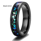 Black Unisex Tungsten Steel Ring – Gift Ideas — 4