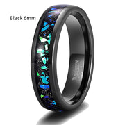 Black Unisex Tungsten Steel Ring – Gift Ideas — 4