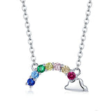 Colorful Zircon Lucky Rainbow Necklace Fashion – Jewelry Gift Ideas — 2