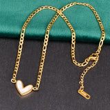 Faceted Heart Necklace Clavicle Chain Fashion – Jewelry Gift Ideas — 4