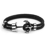 Navy Ship Anchor Bracelet Handmade Couple Hands Men's – Stylish Gifts — 17