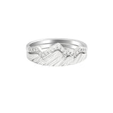 Copper Inlaid Zircon For Women To Wear A Folding Ring – Stylish Gifts — 4