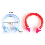 CBR Type Nose Stud Color Mixed Eyebrow Ring – Special Occasion Gifts — 9