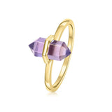 Women's Diamond Diamond Crystal Ring – Gifts for Her — 9