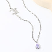 Stainless Steel Twelve Birthday Stone Necklace – Jewelry Gift Ideas — 3