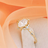INS Wind Zircon Ring S925 Silver Plated 14K Gold – Stylish Gifts — 3