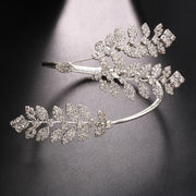 Leaf Opening Bracelet Fashionable Full Diamond – Jewelry Gift Ideas — 2
