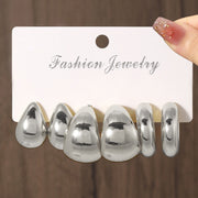 Golden Personality CCB Earrings Creative Double – Jewelry Gift Ideas — 2