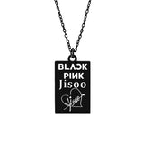 KPOP Jisoo Lisa Jennie Rose Signature ID Pendant – Jewelry Gift Ideas — 7