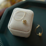 Fashionable Women's Simple Knot Buckle Earrings – Gifts for Her — 2