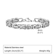Stainless Steel Twist Handmade Chain Vintage Men – Jewelry Gift Ideas — 2
