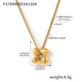 Stainless Temperament Plant Flower Necklace – Jewelry Gift Ideas — 2