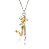 18K Love Hug Necklace Couple Anniversary – Gifts for Couples — 3