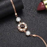 925 Silver Sunflower Projection Bracelet – Jewelry Gift Ideas — 3