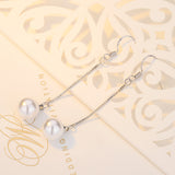 Pearl Shell Pearl Stud Earrings Silver Plated – Jewelry Gift Ideas — 5