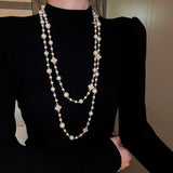 Irregular Long Pearl Necklace Niche – Jewelry Gift Ideas — 4