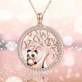 Women's Crystal Necklace With Full Diamond Panda – Jewelry Gift Ideas — 6
