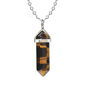 Natural Stone Hexagon Prism Crystal Pendant – Jewelry Gift Ideas — 10
