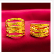 Alluvial Gold Line Ring Ornament Opening – Thoughtful Gifts — 6