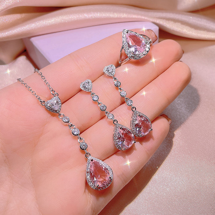Artificial Diamond Pendant Drop-shaped Suit – Jewelry Gift Ideas — 1