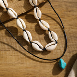 Shell Irregular Turquoise Necklace For Men – Jewelry Gift Ideas — 4