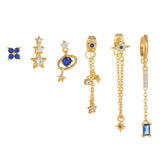 High-quality Simple Graceful Six-piece Set Earrings – Gifts for Her — 3