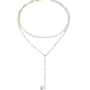 Pearl Double Layer Twin Pearl Necklace – Jewelry Gift Ideas — 8