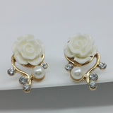 Elegant Rose Sparkling Diamond Pearl Branch – Small Gift Ideas — 2
