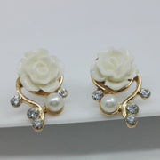 Elegant Rose Sparkling Diamond Pearl Branch – Small Gift Ideas — 2
