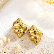Fashion Stainless Steel Colorful Crystals Conch – Stylish Gifts — 5