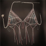 Women's Diamond Tassel Bikini Body Chain – Gifts for Her — 3