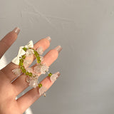 Bell Orchid Tassel Silver Needle Earrings – Unique Gift Ideas — 2