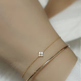 S925 Silver Gilded Sterling Bracelet For Women – Jewelry Gift Ideas — 3