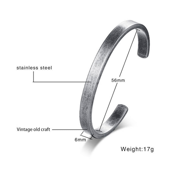 Titanium Steel Vintage Bracelet Viking Style Men's – Stylish Gifts — 2