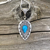 Vintage Carved Water Drop Pendant Bohemian – Jewelry Gift Ideas — 2
