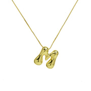 Brass Glossy Balloon English Letter Pendant – Jewelry Gift Ideas — 13