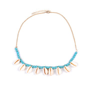 Bohemian Shell Neck Chain Turquoise Shell Pendant – Jewelry Gift Ideas — 2