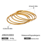 High-grade Stainless Steel Simple Bracelet – Jewelry Gift Ideas — 6