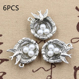 Vintage DIY Alloy Jewelry Ancient Silver Bird's – Jewelry Gift Ideas — 5