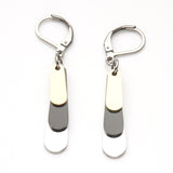 Stainless Steel Three-color Drop Earrings Women's – Stylish Gifts — 3