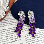 Gradient Color Tassel Wheat Long Earrings Women – Gifts for Her — 15