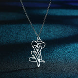 Line Art Pendant Necklace Jewelry – Jewelry Gift Ideas — 2
