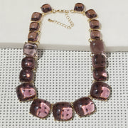 Geometric Candy Clavicle Necklace And Earrings – Jewelry Gift Ideas — 3